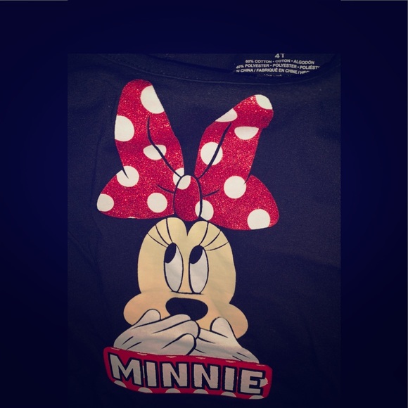 Disney Minnie Mouse peekaboo top size 4 NWOT - Picture 1 of 4